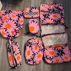 Vera Bradley travel set in loves me bundle lot